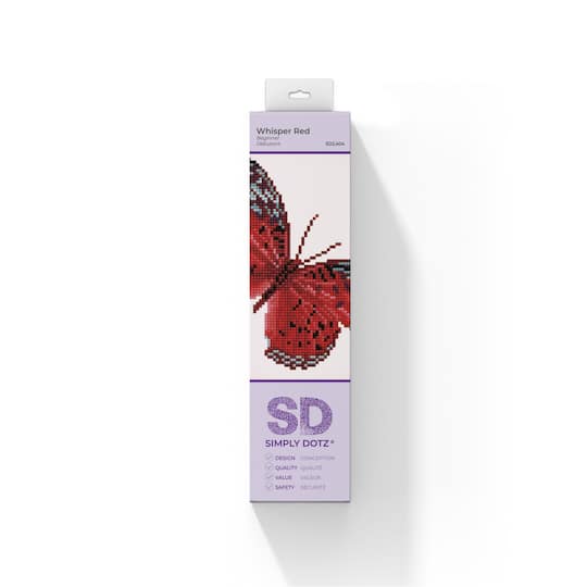 Diamond Dotz® Whisper Red Diamond Painting Kit